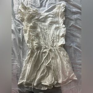 Woman's XS white romper